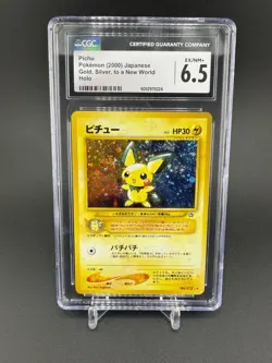 Pichu Neo Genesis Holo 172 CGC Grade 6.5 2000 Pokemon Japanese +🌀 - Image 1