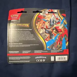 Pokemon TCG Mega Evolution Base Set 3-Pack Blister |Golduck |BRAND NEW SEALED - Image 2