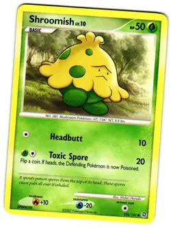 Pokemon Secret Wonders Shroomish #108/132 Common Lightly played - Image 1