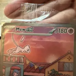 Mew ex SVP 053 Pokemon TCG Scarlet Violet 151 Black Star Promo Full Art SEALED - Image 4