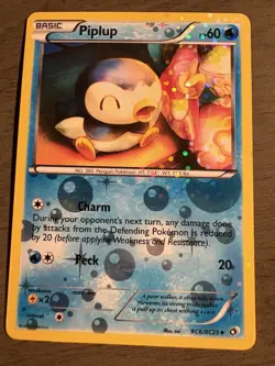Pokemon TCG Piplup RC6/RC25 Legendary Treasures: Radiant Collection Holo - Image 1