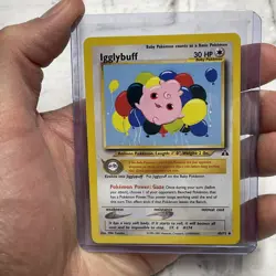 Pokemon Igglybuff Unlimited Neo Discovery 40/75 Uncommon NM/MT Vintage Pokemon - Image 1