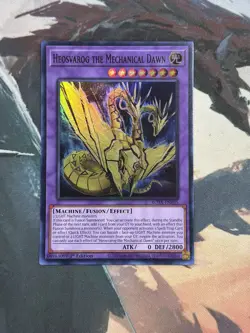 Yugioh Heosvarog the Mechanical Dawn Super Rare ROTA - Image 1