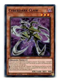Cyberdark Claw - SDCS-EN017 1st Edition - YuGiOh-LP - Image 1