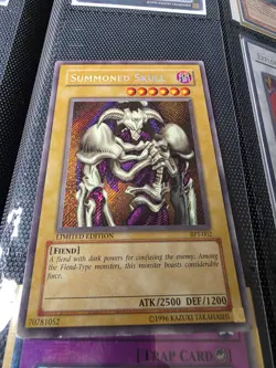 Yugioh Bpt-002 Secret Rare Tin Promo Summoned Skull - Image 2