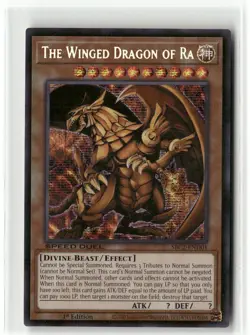 Yugioh The Winged Dragon of Ra SBC2-END01 Prismatic Secret Rare 1st Ed NM - Image 1