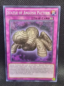 Yugioh Statue of Anguish Pattern MP16-EN037 1st Edition NM Condition - Image 1