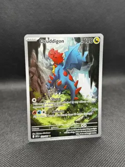 Pokemon TCG White Flare Druddigon Illustration Card 151/086 M/Nm Condition - Image 2