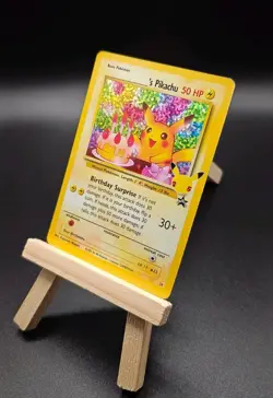 Birthday Pikachu- 24/53 -Celebration - Classic Collection Holo Pokemon Card - NM - Image 3