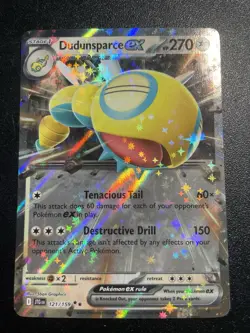 Dudunsparce ex 121/159 Sv09: Journey Together Holo RR NM Pokemon Card 2025 - Image 1