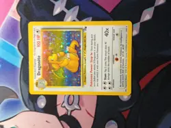 Dragonite 4/62 Holo Rare Fossil Set Pokemon Card WOTC Vintage 1999 Excellent - Image 3