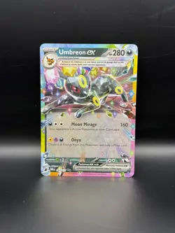 Pokemon TCG Umbreon EX 60/131 Double Rare Holo Card Prismatic Evolutions NM - Image 1