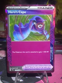 Hero's Cape 152/162 - Temporal Forces - Pokemon Card - NM Holo - Image 1