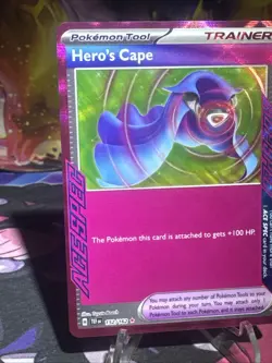 Hero's Cape 152/162 - Temporal Forces - Pokemon Card - NM Holo - Image 3