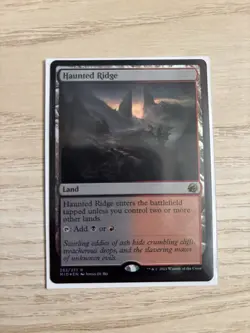 FOIL Haunted Ridge MID 263 NM MTG Magic Card English - Image 1