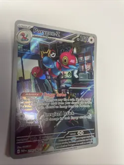 Pokemon Porygon-Z TCG Holo Card 214/182 Sv04: Paradox Rift Illustration Rare NM - Image 2