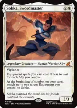 ~ Sokka, Swordmaster ~ NM ~ MTG: Avatar ~ MTG ~ - Image 1