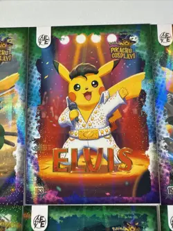Pokemon Pikachu Cosplay FE Holiday Box Hits. Non Tcg Fan Art Cards. Lot (2) - Image 3