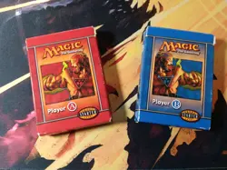 Magic The Gathering 1999 Starter Deck Player A & Player B Complete 40 cards each - Image 1