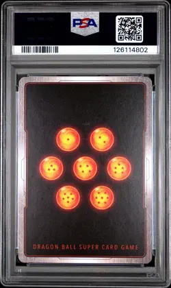 2025 DRAGON BALL SUPER CARD GAME FUSION WORLD MANGA BOOSTER 01 VEGETA PSA 10 - Image 2