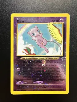 Mew Southern Islands 1/18 Promo 2001 Swirl Near Mint English Pokemon Card B - Image 1