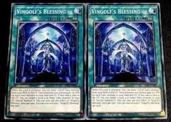 2x Vingolf’s Blessing 1st Edition Mint Condition Yu-Gi-Oh! Cards [ALIN-EN083] - Image 1