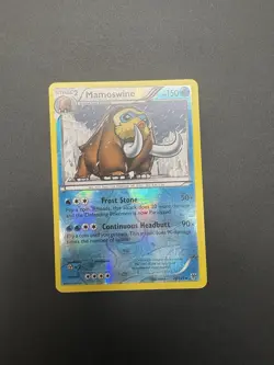 Pokemon Mamoswine 28/135 Rare Reverse Holo Card BW Plasma Storm - LP - Image 1