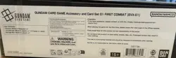 Sealed Gundam TCG Accessory and Card Set 01 FIRST COMBAT [EVX-01] And Ex Base - Image 2
