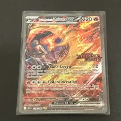 Pokemon TCG Team Rockets Moltres EX Destined Rivals Card 229/182 Stamped - Image 1