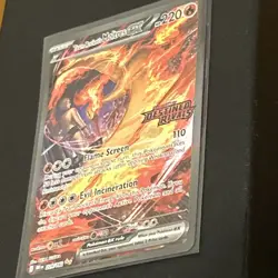 Pokemon TCG Team Rockets Moltres EX Destined Rivals Card 229/182 Stamped - Image 4