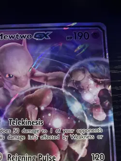 JUMBO Mewtwo GX Detective Pikachu Oversized Promo Card SM196 Holo Pokemon NM - Image 3