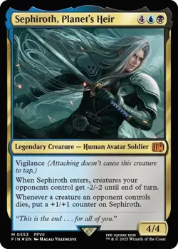 Sephiroth, Planet's Heir Final Fantasy Foil - Image 1