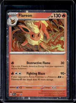 2025 Pokemon SV Prismatic Evolutions Flareon Promos #167 - Image 1