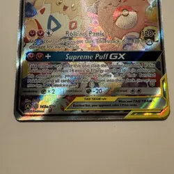 Pokemon Cosmic Eclipse Togepi Cleffa Igglybuff GX 143a/236 Tag Team Full Alt Art - Image 5