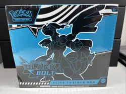 Pokemon TCG Scarlet Violet Black Bolt ETB Elite Trainer Box *Small Tear* NEW ?? - Image 1