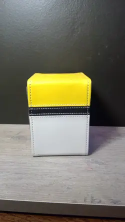 Pokemon TCG Ultra Pro Alcove Flip Deck Box - Ultra Ball Design Leather Case - Image 4