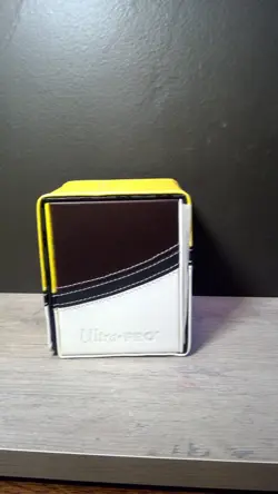 Pokemon TCG Ultra Pro Alcove Flip Deck Box - Ultra Ball Design Leather Case - Image 5