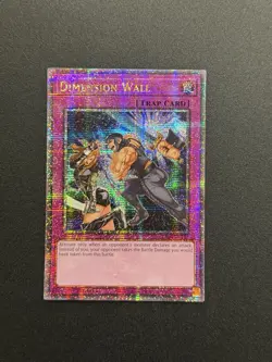 2025 YUGIOH RA04 25TH QCR SECRET RARE DIMENSION WALL NM - Image 1