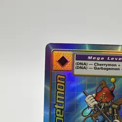 Puppetmon Card Bo-96 Mega Level Digimon Holo Foil, Bandai 1999/NM - Image 2