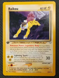 Pokemon TCG-Lot of 4 cards, Non-Holo, 1st Editions, Neo Revelation Set - Image 3