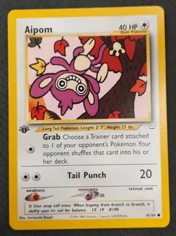 Pokemon TCG-Lot of 4 cards, Non-Holo, 1st Editions, Neo Revelation Set - Image 5