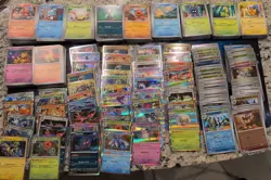 Lot Of 700 Pokemon Cards Holo, Reverse Holo, Bulk - Image 1