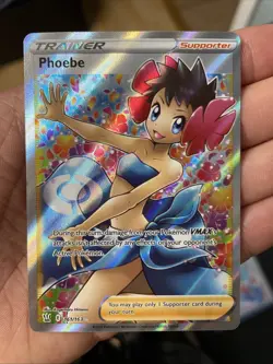 Pokemon TCG Phoebe Sword & Shield Battle Styles Trainer Card 161/163 - Image 3