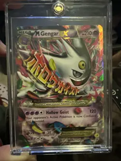 M Gengar EX XY166 Holo Card Lightly Played, Great Condition - Image 2