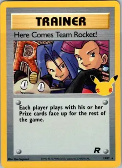 Pokemon Card Here Comes Team Rocket! 15/82 Celebrations - Near Mint - Image 1