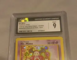 Pokemon TCG Mr. Mime Holo Rare Card 013/034 Classic Collection CGC 9 Mint - Image 2