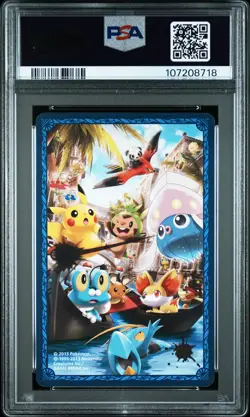 2013 POKEMON CENTER TOKYO BAY PLAYING CARDS CHESPIN JACK OF CLUBS PSA 10 - Image 2
