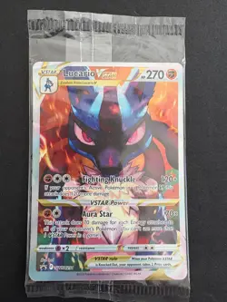 Sealed Lucario VSTAR SWSH291 Crown Zenith ETB Promo Pokemon Card - Image 1
