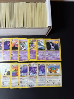 Huge Collection Bulk Lot of 600+ Pokemon Cards Mixed WOTC-XY Vintage HP-DAMAGED - Image 3