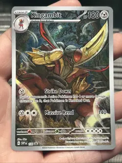 Pokemon TCG Kingambit Promo SV: Scarlet & Violet Promo Cards 130- NM - Image 1